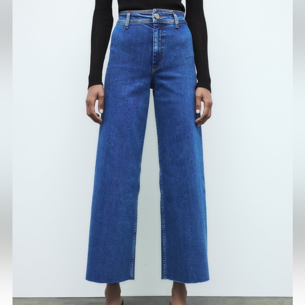 Zara Marine jeans worn once! Size 6